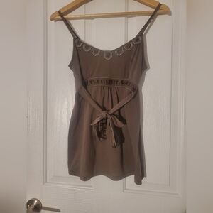 American Eagle Outfitters Brown Tank Top